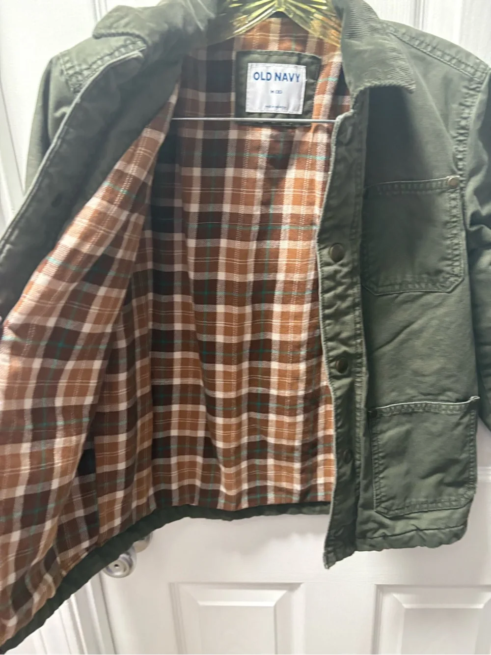 Old Navy Olive Green Kids Utility Field Jacket